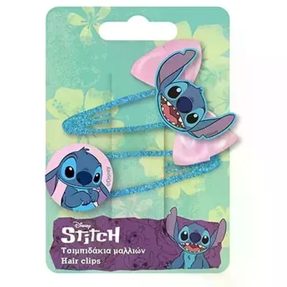 Τσιμπιδάκια Μαλλιών Lilo & Stitch (2 Τεμάχια) image 0