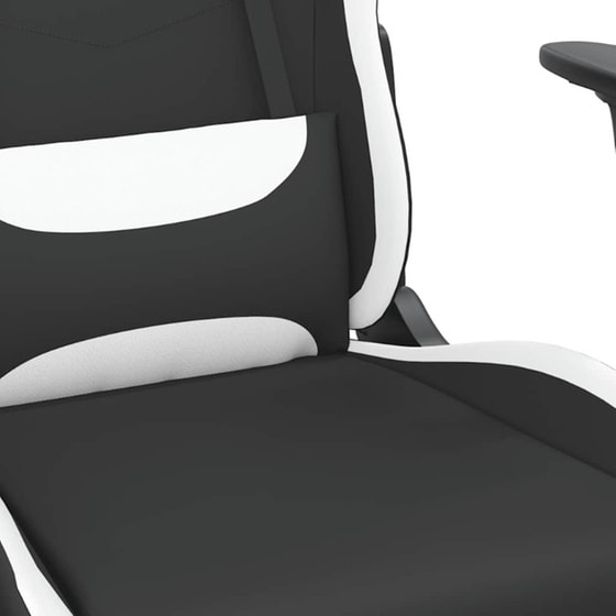 Καρέκλα Gaming VIDAXL 345508 με Υποπόδιο - Μαύρο image 5