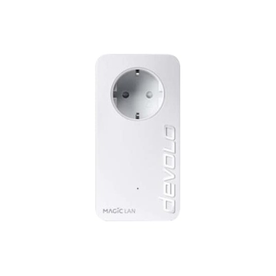 Devolo Magic 2 LAN 1-1-1 Powerline Ενσύρματη Σύνδεση Passthrough Πρίζα με 1 Θύρα Ethernet image 0