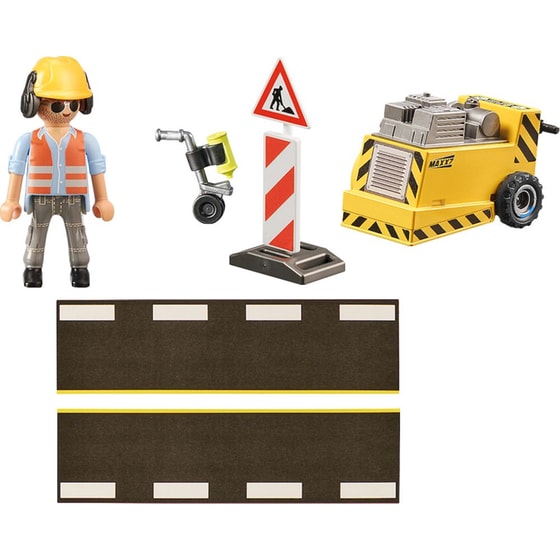 PLAYMOBIL® City Action Gift Set Οδικά έργα (71185) image 1