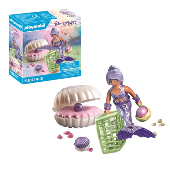 PLAYMOBIL® Princess Magic Γοργόνα με μαργαριταρένιο κοχύλι (71502) image 2