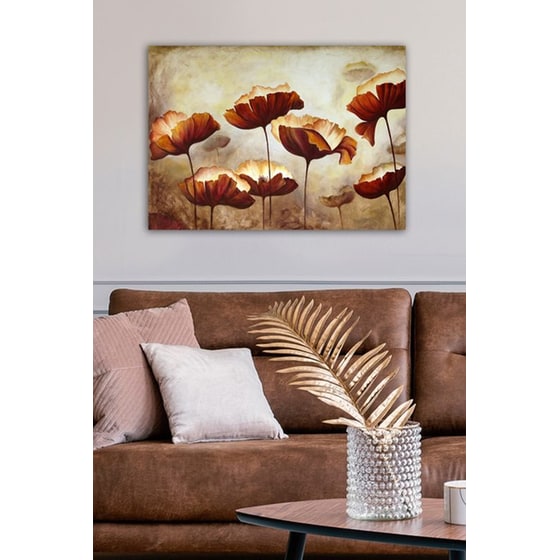 Μοντέρνος Πίνακας 24Mall Λουλούδια 50x70 cm image 2