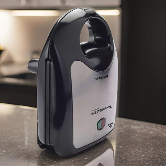 ARIETE Easy 1980 750W με Ραβδώσεις Inox Τοστιέρα image 3
