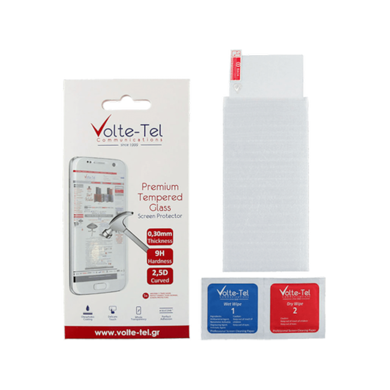 Προστατευτικό οθόνης Huawei Honor 7X - Volte-tel Tempered Glass 9H 0.3mm 2.5D Full Glue