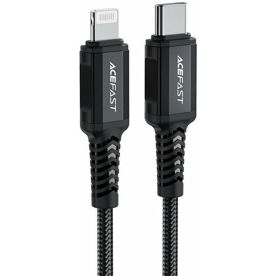 Καλώδιο Σύνδεσης Acefast C4-01 Usb-c Σε Lightning Braided 3.0a 30w Apple Certified Mfi 1.8m. Μαύρο image 1