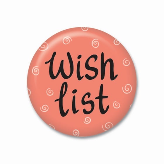 Μαγνητάκι GNF Thinkofme Small Wish List - Ροζ image 0