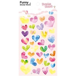 Αυτοκόλλητα Funny Stickers Present Heart