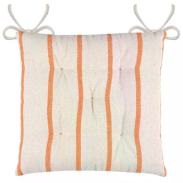 Μαξιλάρι Καρέκλας Spitishop Cu1811006gal 40x40cm - Εκρού/Πορτοκαλί