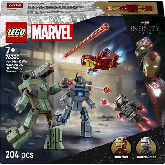 LEGO® Marvel Iron Man & War Machine vs. Hammer Drones (76320) image 0