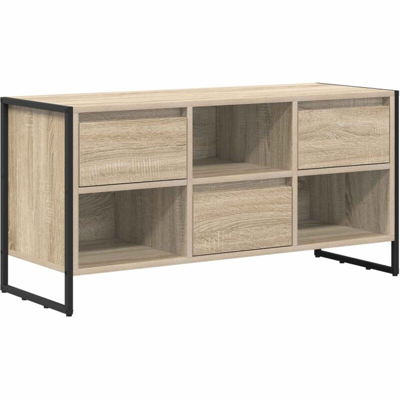 Έπιπλο Τηλεόρασης VidaXL 100 x 36 x 49,5 cm - Sonoma Δρυς