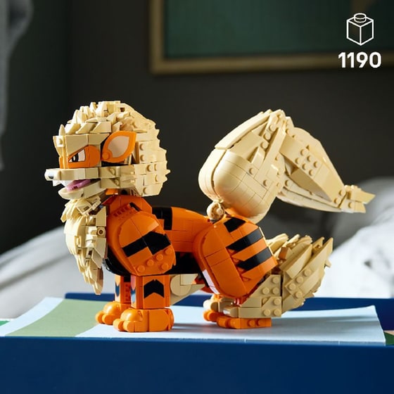 LEGO® Pokémon™ Arcanine Pokémon Figure Building Set (72160) image 2