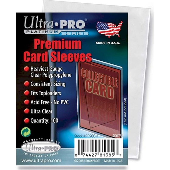 Ultra Pro Card Sleeves - Soft (100 Sleeves) image 0