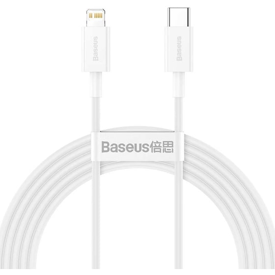 Καλώδιο δεδομένων Baseus Superior Series Usb-C to Lightning 20W 2m - White image 0