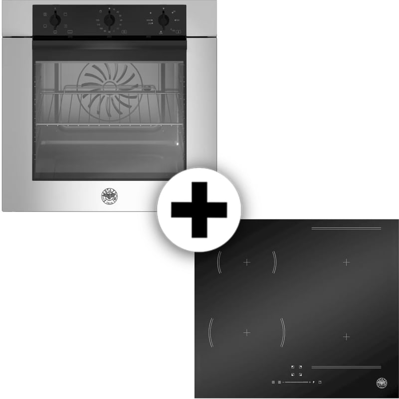 BERTAZZONI BERTAZZONI F605MODEKX P604I1B26N 76 Lt Inox Eντοιχιζόμενο Σετ Φούρνος και Εστία