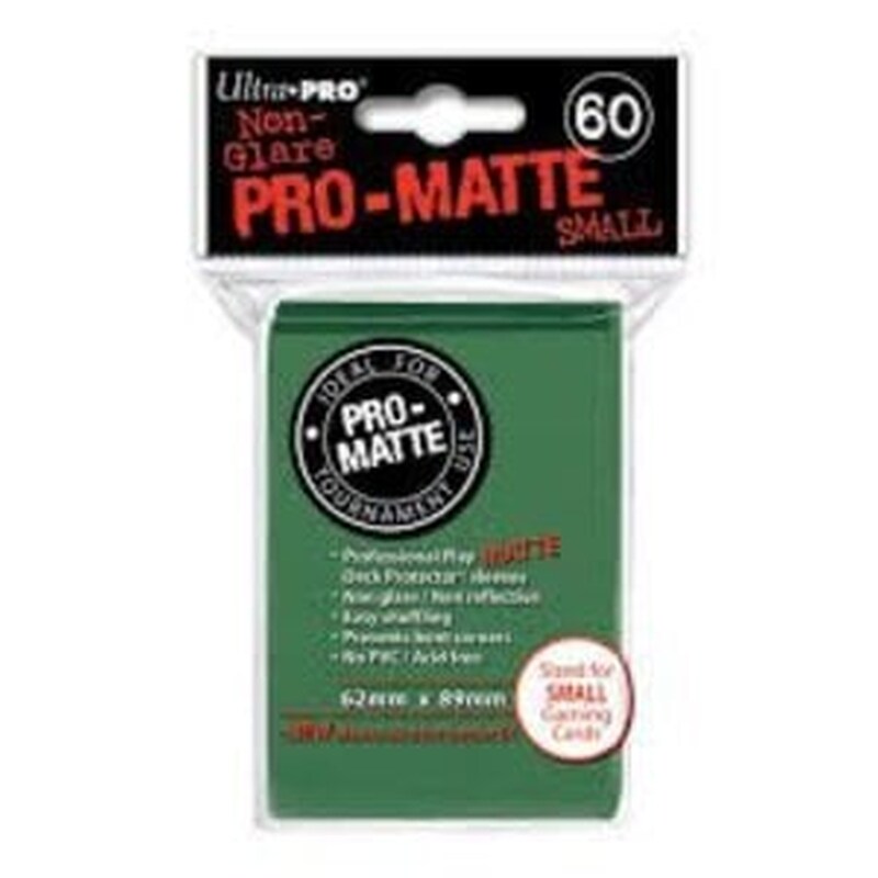 Ultra Pro – Pro Matte Small 60 Sleeves Green (rem84265)