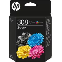 HP 308 Instant Ink Πολλαπλό Μελάνι Εκτυπωτή 6L6S6UE με 2 δοχεία μελάνης