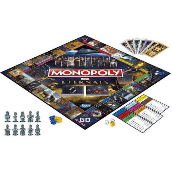 Monopoly Marvel Studios' Eternals Edition (Αγγλική Version) Επιτραπέζιο (Hasbro) image 1