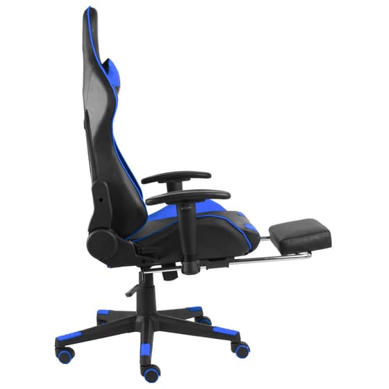 Gaming Καρέκλα Γραφείου VIDAXL 20496 από PVC - Μπλε image 3