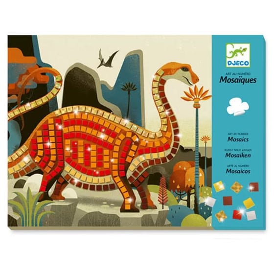 Μωσαϊκό Με Αυτοκόλλητα - Δεινόσαυροι image 0