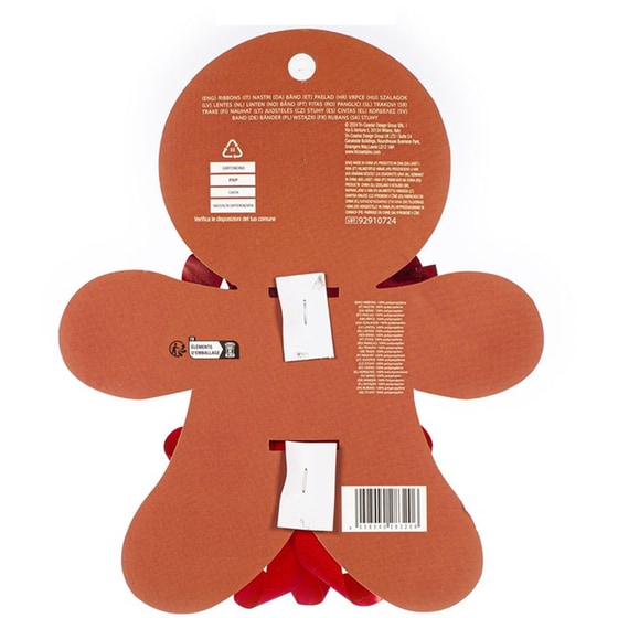 Κορδέλα Xmas Tri-Coastal Gingerbread Man image 3