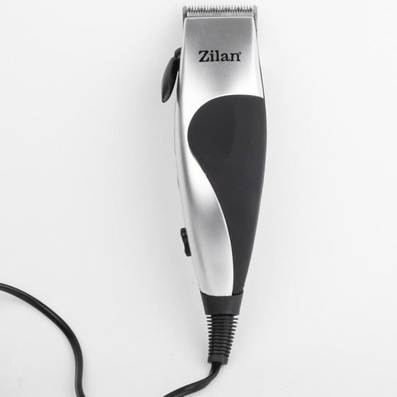 ZILAN ZLN0443 Κουρευτική Μηχανή με Καλώδιο Μαύρο-Ασημί image 2