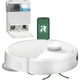 IROBOT ROOMBA PLUS 405 Combo + AutoWash Dock για Σκούπισμα και Σφουγγάρισμα Λευκό Σκούπα Ρομπότ