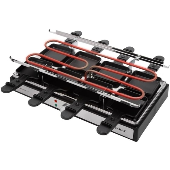 SOGO BAR-SS-10387 2000 W Μαύρο Ηλεκτρική Ψηστιέρα image 9