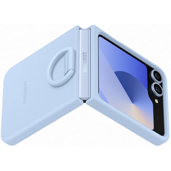 Θήκη Samsung Galaxy Z Flip6 - Samsung Silicone Case - Blue image 4