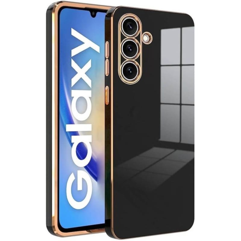 Θήκη Samsung Galaxy A54 - Bodycell Gold Plated - Black