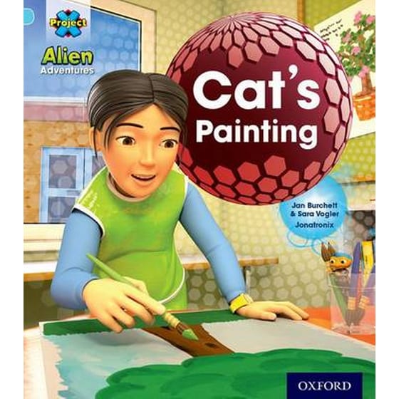 Project X- Alien Adventures- Blue- Cat's Painting image 0