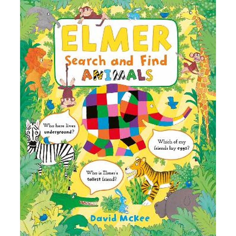 Elmer Search and Find Animals