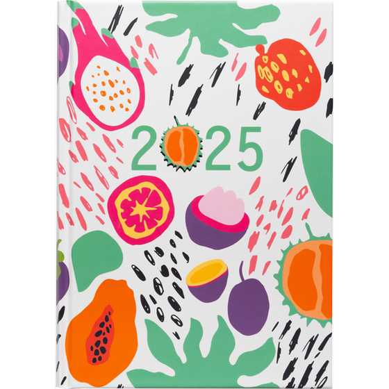 Ημερολόγιο Ημερήσιο Coolbee 2025 Exotic Fruits 14.5x20.5cm image 0