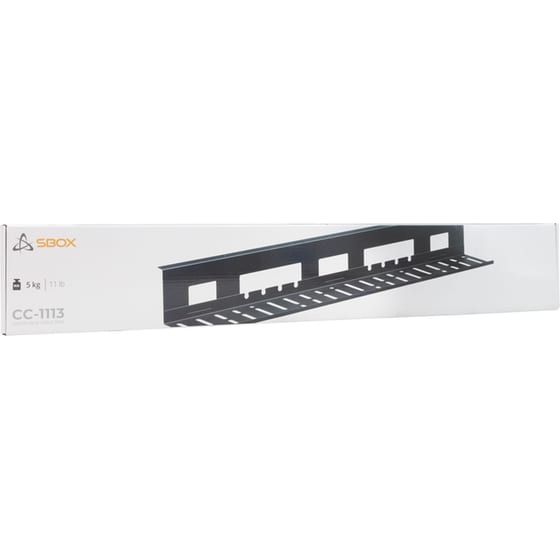 Διαχειριστής Καλωδίων SBOX CC-1113 - Μαύρο image 4