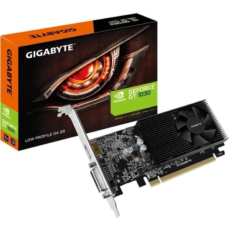 GIGABYTE Κάρτα Γραφικών Gigabyte GeForce GT 1030 2GB GDDR4 D4