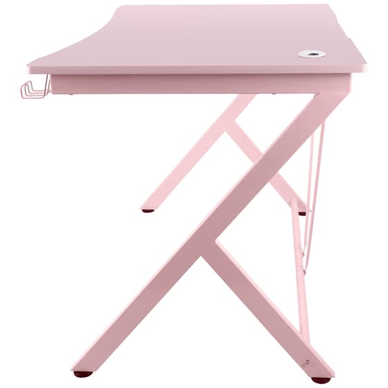 Γραφείο Gaming Deltaco από MDF PT85  116x75cm - Ροζ image 3