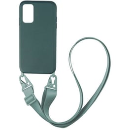 Θήκη Samsung Galaxy A41 - Sonique Carryhang Liquid Silicone Strap - Πράσινο
