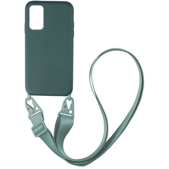 Θήκη Samsung Galaxy A41 - Sonique Carryhang Liquid Silicone Strap - Πράσινο image 0