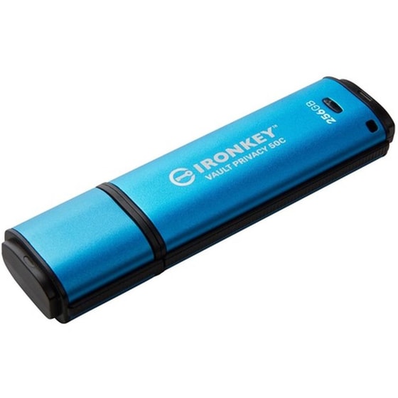 Kingston USB-C IRONKEY VAULT P. 50C 256 GB USB 3.2 Flash - Μπλε image 0