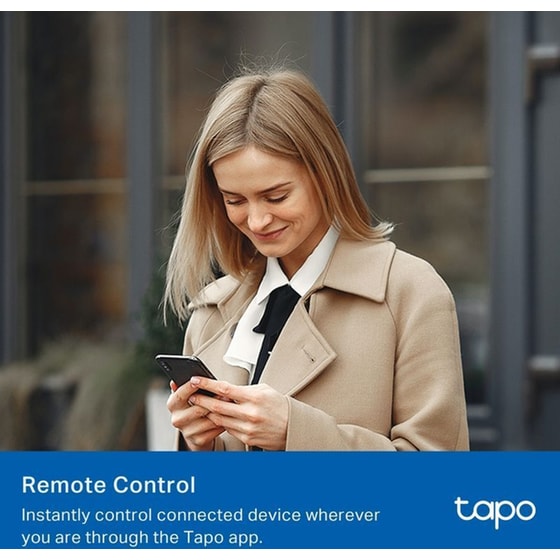 Έξυπνη πρίζα ρεύματος TP-Link Tapo P100M με Wi-Fi, Bluetooth - 2300W image 6