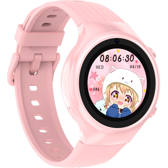 Smartwatch Kiddoboo x Lagenio WatchMe 4G K5 - Pink + Mint Strap image 3