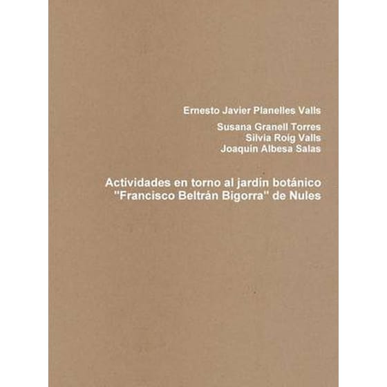 Actividades en torno al jardin botanico "Francisco Beltran Bigorra" de Nules image 0