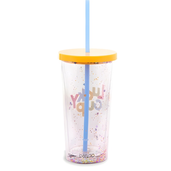 Ποτήρι Ban.Do Sip Glitter Lucky Cup Ακριλυκό 600 ml - Διάφανο image 1