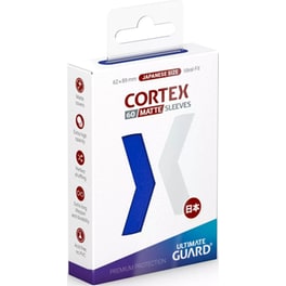 Ultimate Guard Cortex Card Sleeves Japanese Small Size - Matte Blue (60 Sleeves)