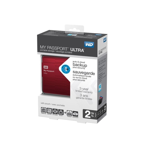 WD MyPassport Ultra 2TB Red- (WDBMWV0020BRD) image 3