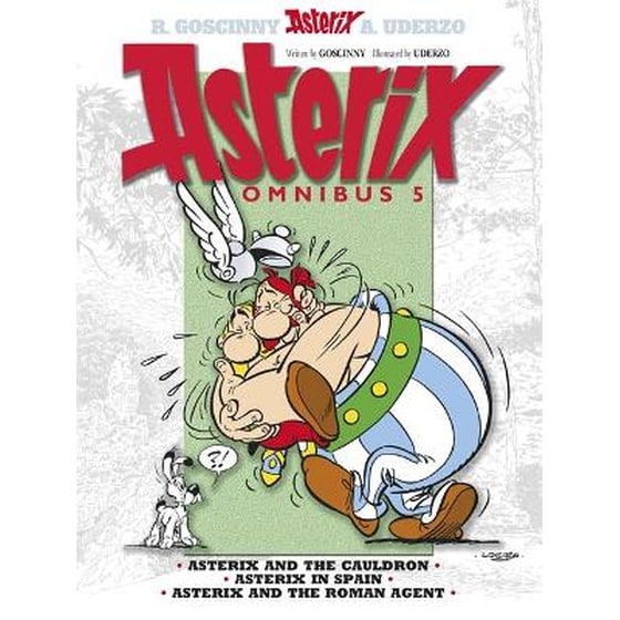 Asterix- Asterix Omnibus 5 5 Asterix and the Cauldron, Asterix in Spain, Asterix and the Roman Agent image 0