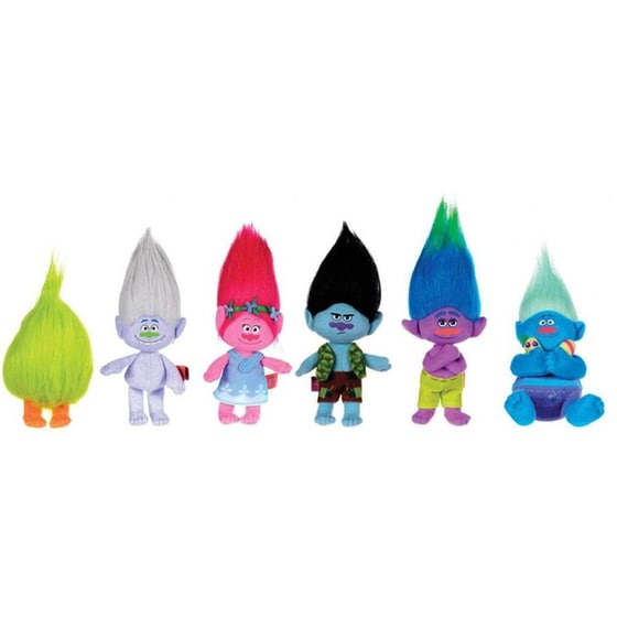 Λούτρινο PLAY BY PLAY Trolls (15cm) - Τυχαία Επιλογή Σχεδίου image 0