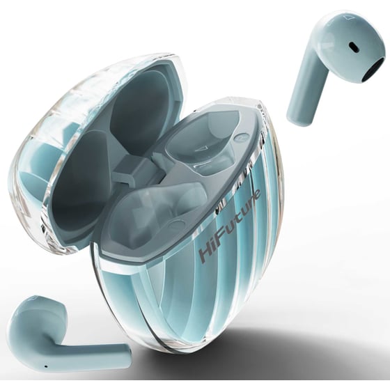 Ακουστικά Bluetooth HiFuture FlyBuds3 - Μπλε image 2