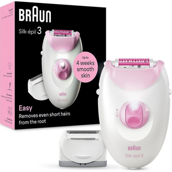 Αποτριχωτική Μηχανή BRAUN Silk-épil 3 3-031 Λευκό image 1