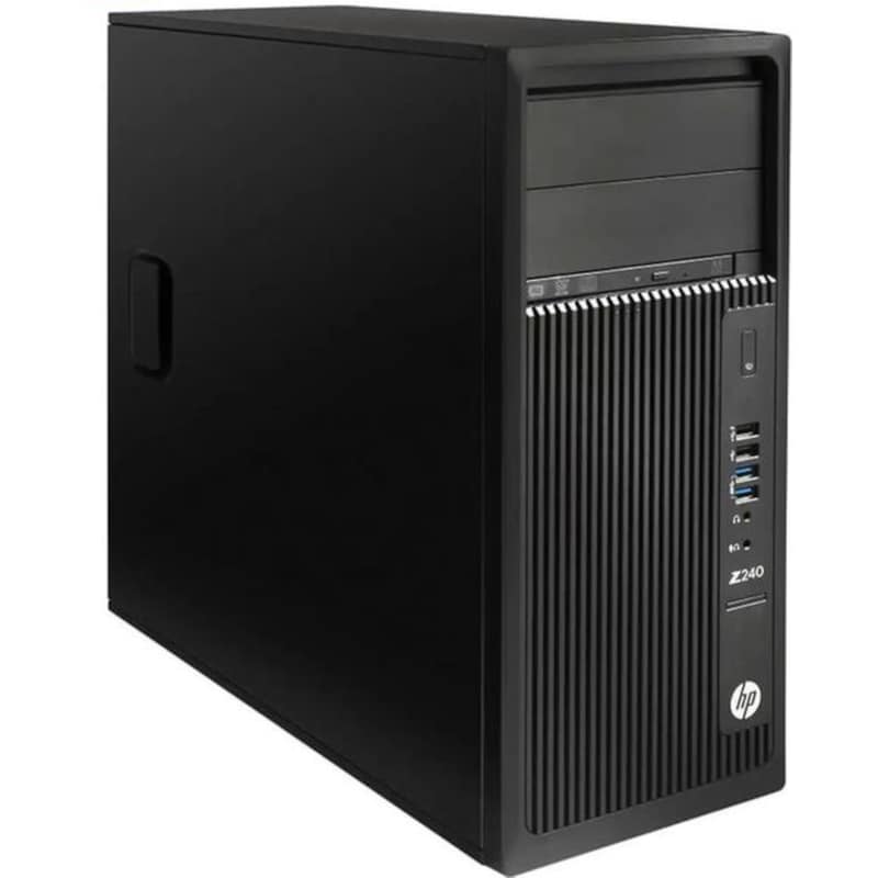 HP Refurbished Desktop HP Z240 MT QC (Xeon E3-1225V5/16GB/240GB SSD/Win10Home)