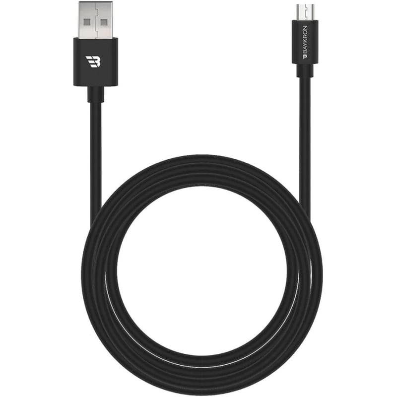 Καλώδιο Φόρτισης Baykron USB-A σε microUSB 1.2m - Black